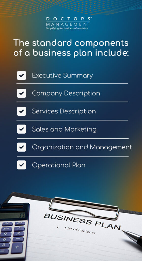 Standard Components of a Business Plan
