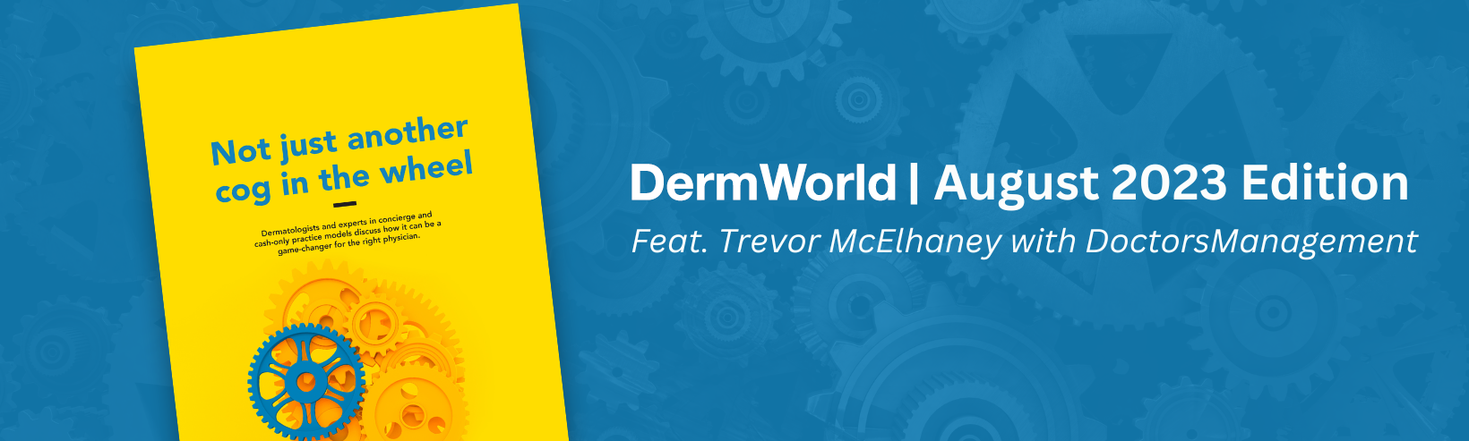 DermWorld, August 2023 Edition header.