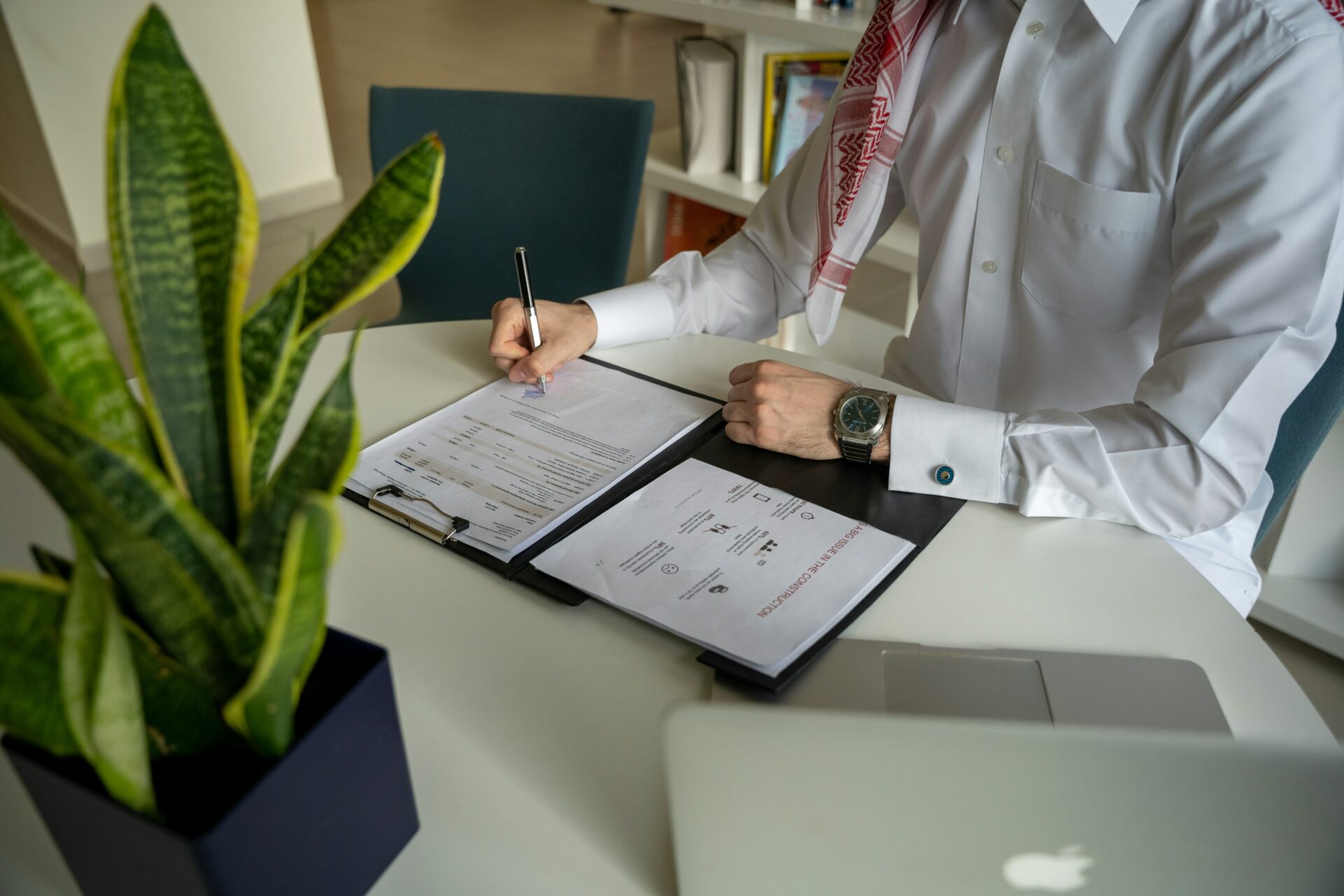 Doctor Signing Paperwork