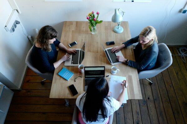 People Working at a Table