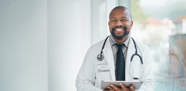 Doctor Holding a Tablet